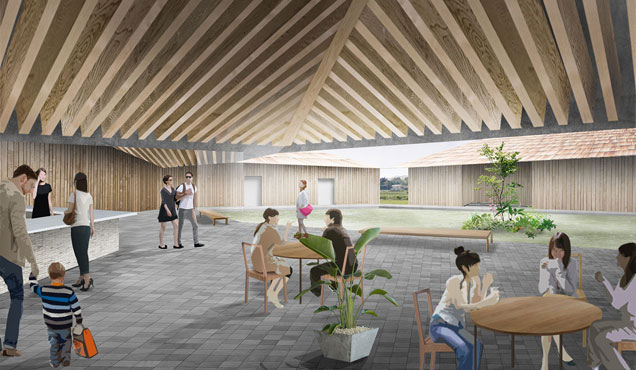 多賀町中央公民館コンペ応募案